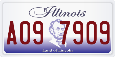 IL license plate A097909