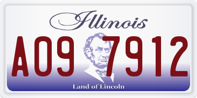 IL license plate A097912