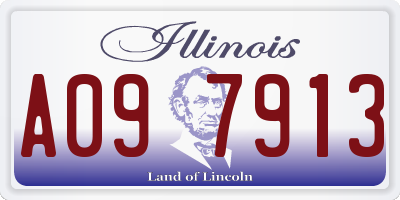 IL license plate A097913