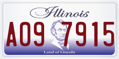 IL license plate A097915