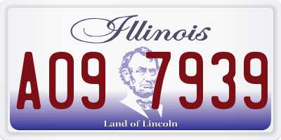 IL license plate A097939