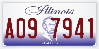 IL license plate A097941