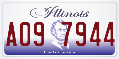 IL license plate A097944