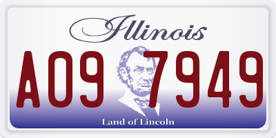 IL license plate A097949
