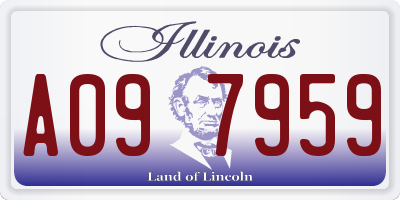 IL license plate A097959