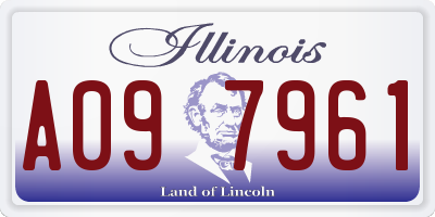IL license plate A097961