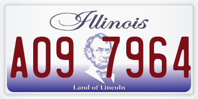 IL license plate A097964