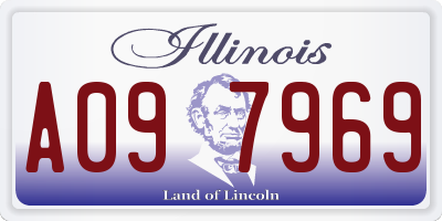 IL license plate A097969