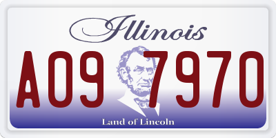 IL license plate A097970