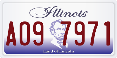 IL license plate A097971