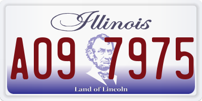 IL license plate A097975