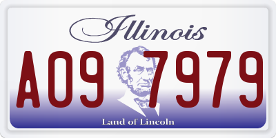 IL license plate A097979