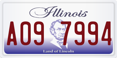 IL license plate A097994