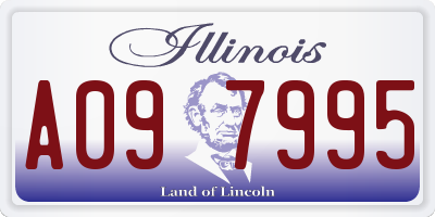 IL license plate A097995