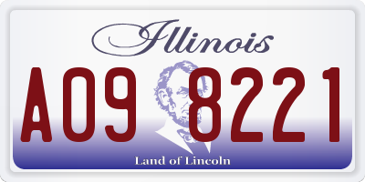 IL license plate A098221