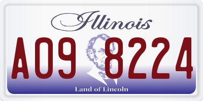 IL license plate A098224