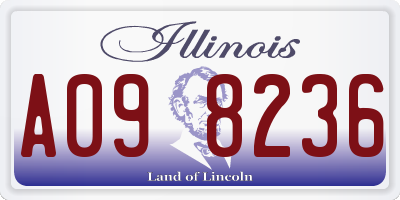 IL license plate A098236