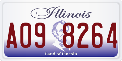 IL license plate A098264