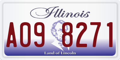 IL license plate A098271