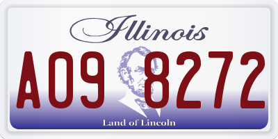 IL license plate A098272