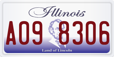 IL license plate A098306