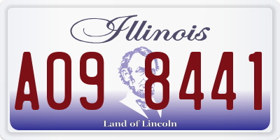 IL license plate A098441