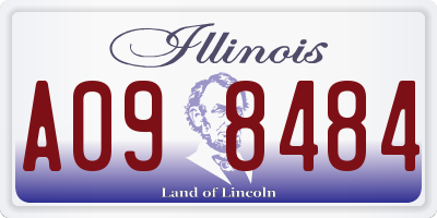 IL license plate A098484