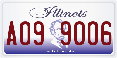 IL license plate A099006