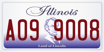 IL license plate A099008