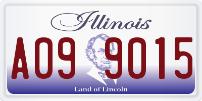 IL license plate A099015