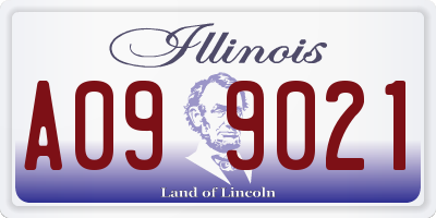 IL license plate A099021