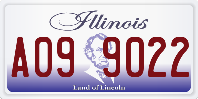 IL license plate A099022