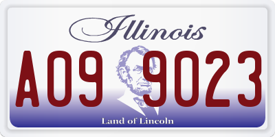 IL license plate A099023