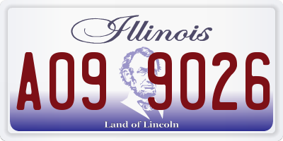 IL license plate A099026