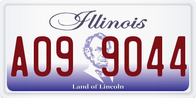 IL license plate A099044