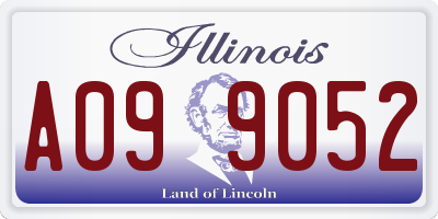 IL license plate A099052