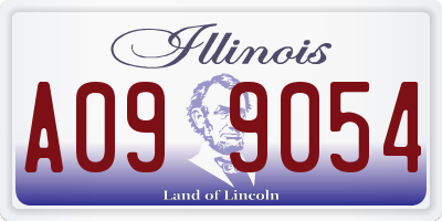 IL license plate A099054