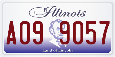 IL license plate A099057