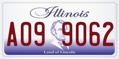 IL license plate A099062