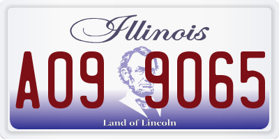 IL license plate A099065