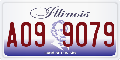 IL license plate A099079