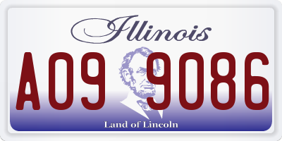 IL license plate A099086