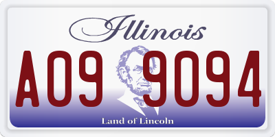 IL license plate A099094