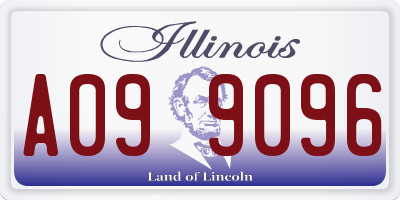IL license plate A099096