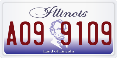 IL license plate A099109