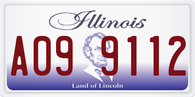 IL license plate A099112
