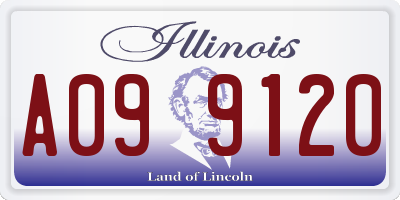 IL license plate A099120