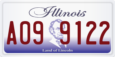 IL license plate A099122