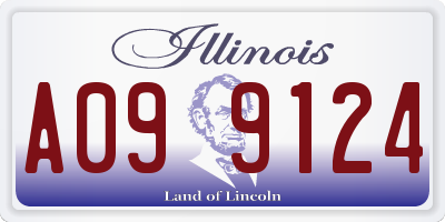 IL license plate A099124