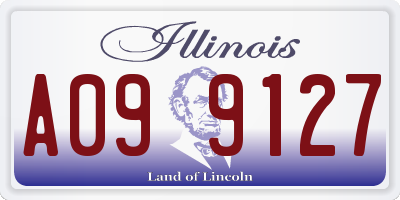 IL license plate A099127